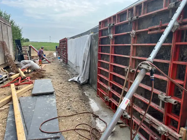Architectural concrete fence, Šeberov – 8