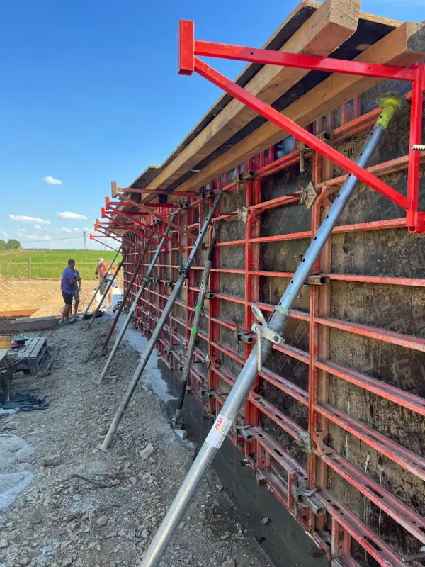 Architectural concrete fence, Šeberov – 12
